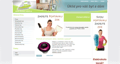 Desktop Screenshot of domaci-uklid.cz